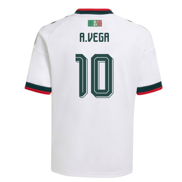 2026-2027 Mexico Away Shirt (Kids) (A.Vega 10)-SoccerKits Hub | Buy Soccer Jerseys Online